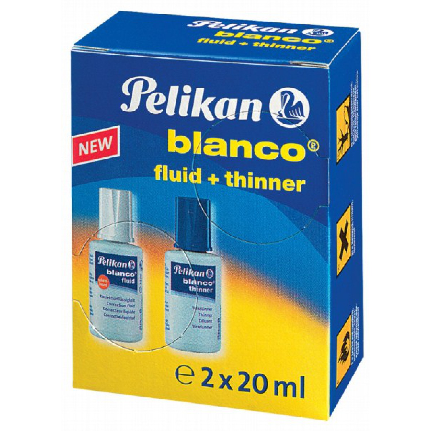ΔΙΟΡΘΩΤΙΚΟ PELIKAN BLANCO SET (ΥΓΡΟ+ΔΙΑΛΥΤΙΚΟ) 20m