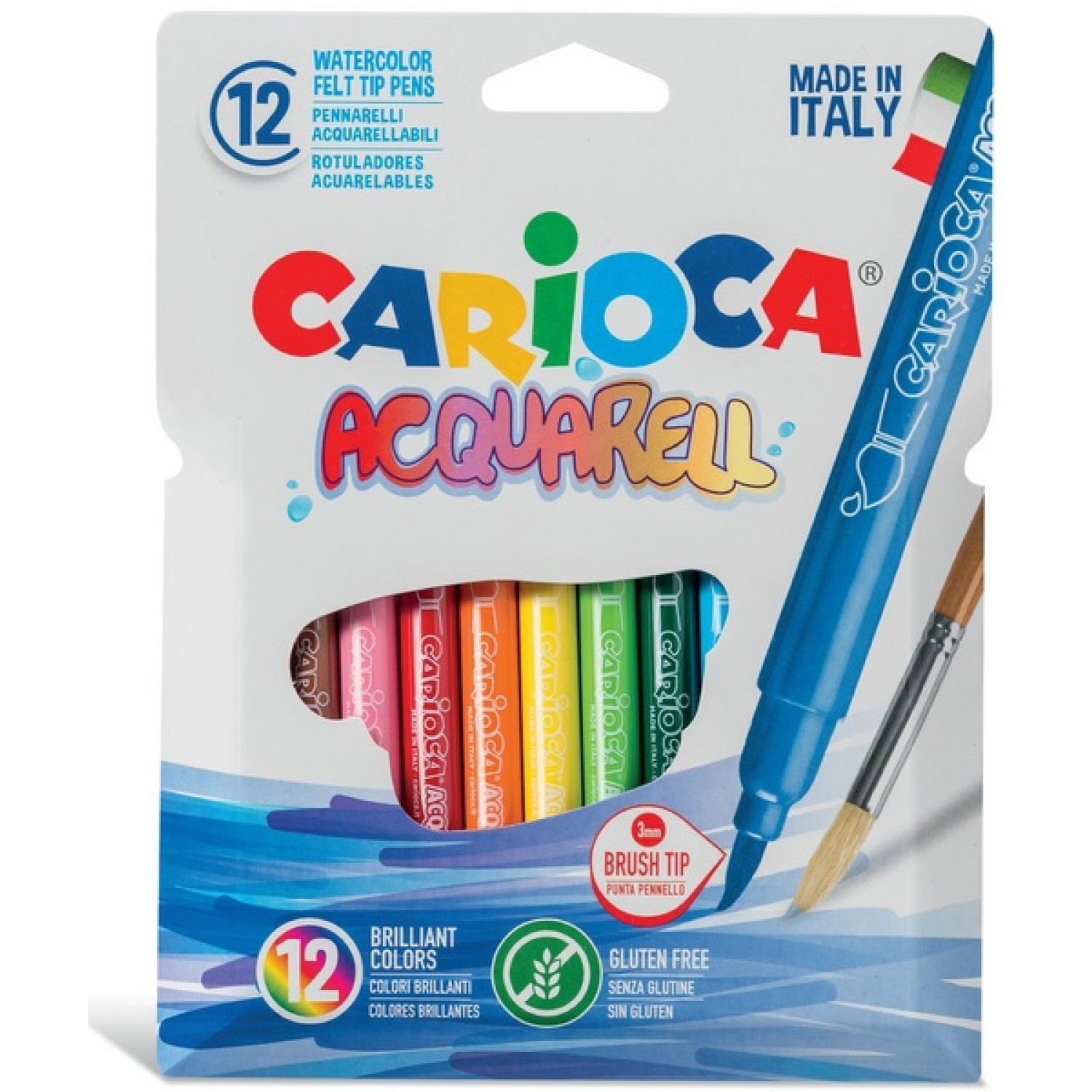 ΜΑΡΚΑΔΟΡΟΙ CARIOCA ACQUARELL-12 ΑΚΟΥΑΡΕΛΛΑΣ 42747