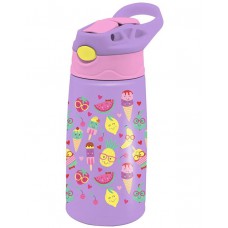 Παγούρι Ανοξείδωτο Με Καλαμάκι Φρούτα Γλυκά 400ml - 000585693