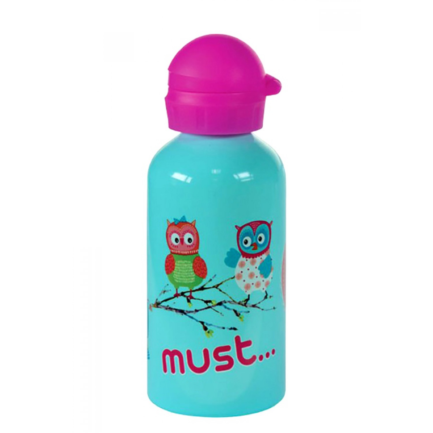 Must Παγούρι Αλουμινίου Κουκουβάγιες 500ml