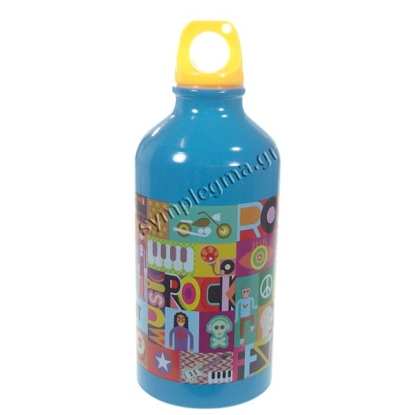 Παγούρι μεταλλικό 500ml με δύο πώματα