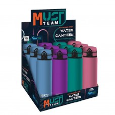 Παγούρι Ανοξείδωτο Must Team Monochrome 600ml σε 4 Χρώματα