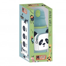 Παγούρι Θερμός Ανοξείδωτο Must Team Ζωάκια 500 ml με Ισοθερμική θήκη και καλαμάκι