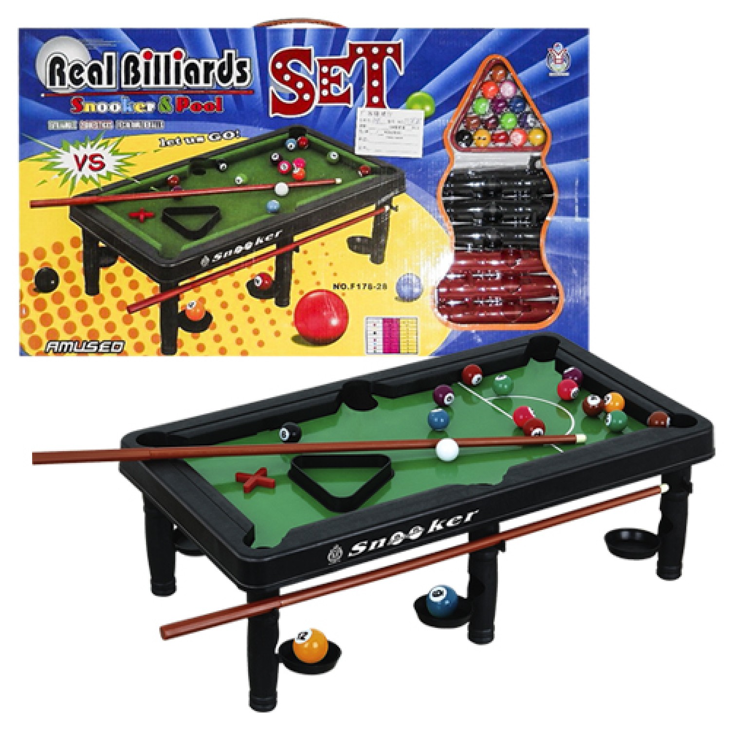 ΜΠΙΛΙΑΡΔΟ ΜΕΓ.SNOOKER 58x33cm TOYmarkt 911009