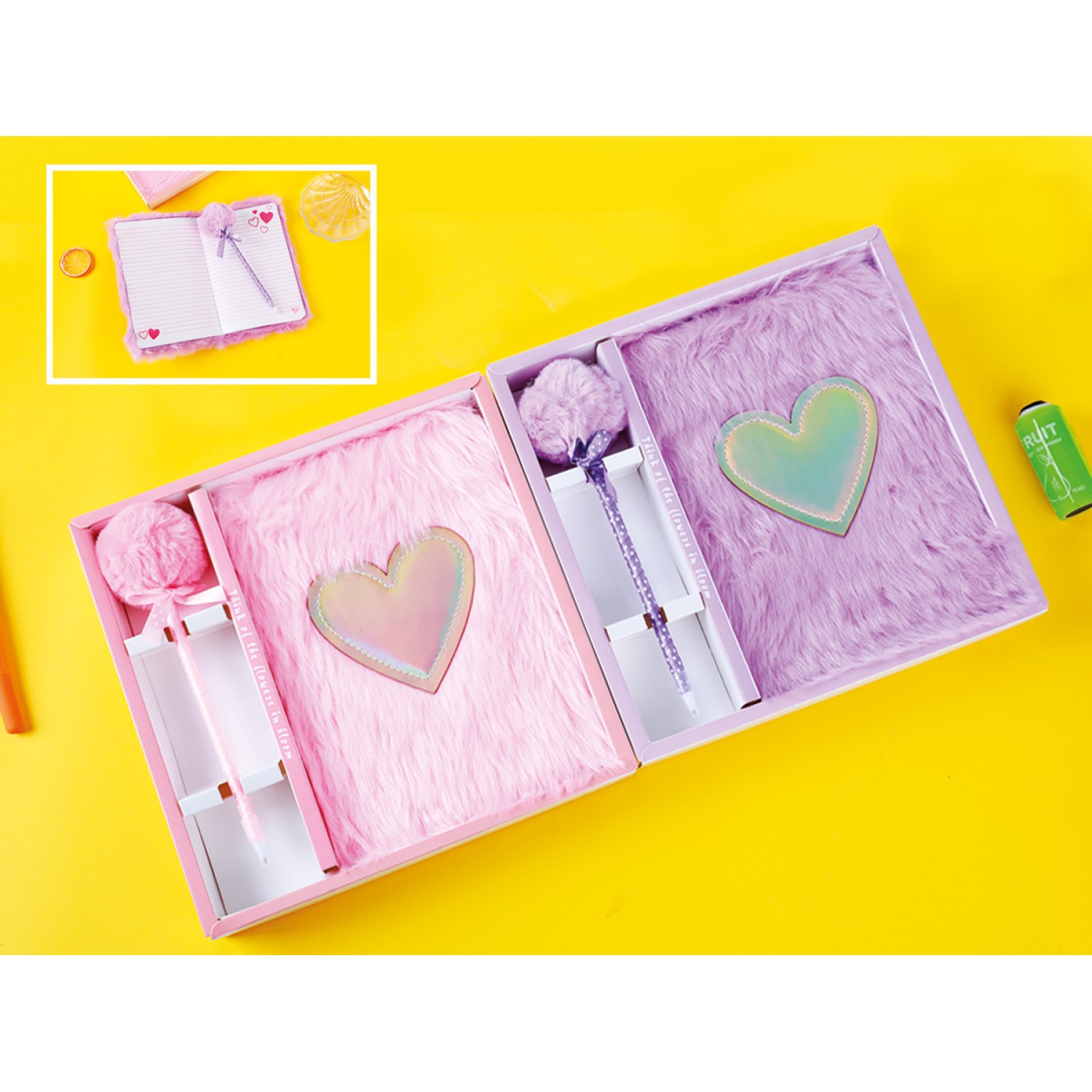 ΑΤΖΕΝΤΕΣ ΜΕ ΣΤΥΛΟ TOTAL GIFT XL1664 WOOLY HEART A5