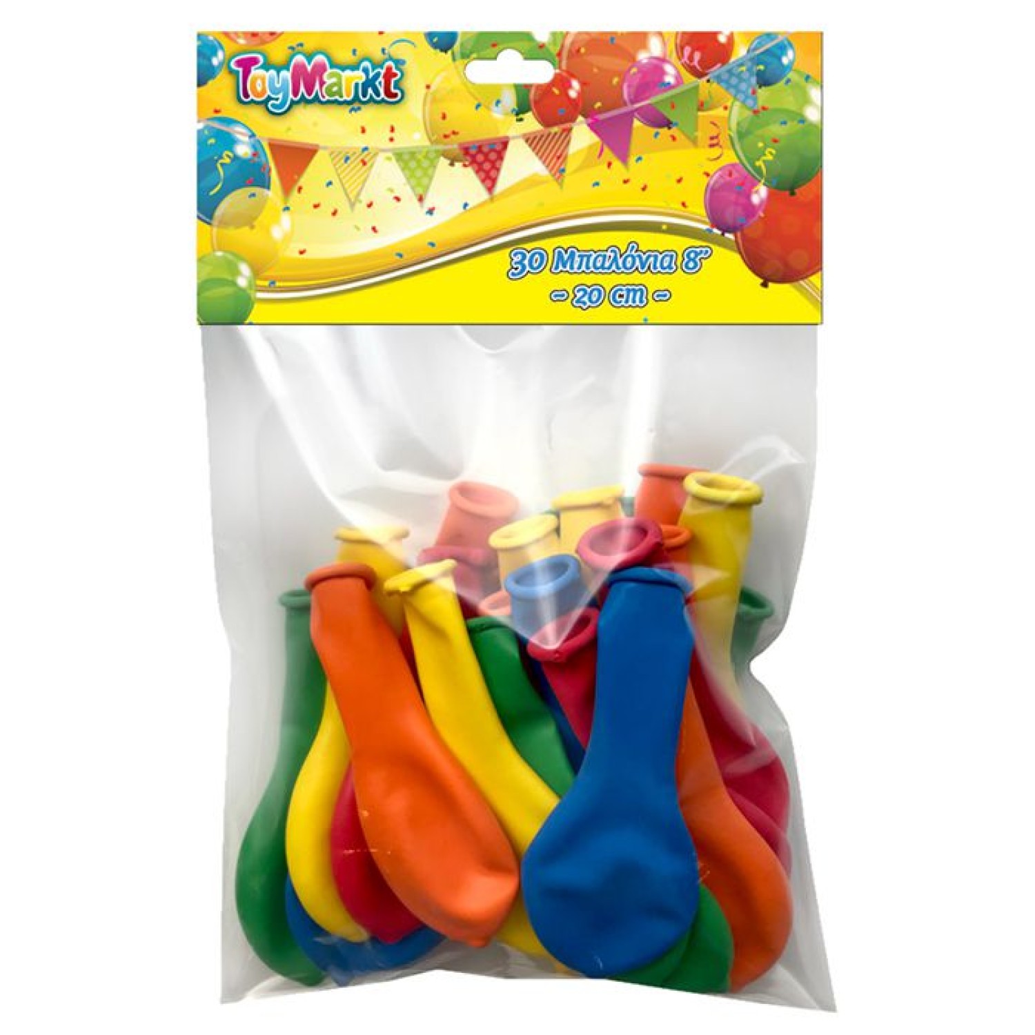 ΣΕΤ 30 ΜΠΑΛΟΝΙΑ 7" 18cm