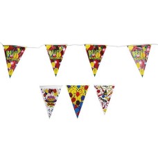 ΣΗΜΑΙΑΚΙΑ ΠΑΡΤΥ-ΓΕΝΕΘΛΙΩΝ ΣΕΤ=10ΣΗΜΑΙΕΣ 30x20cm x2,3m