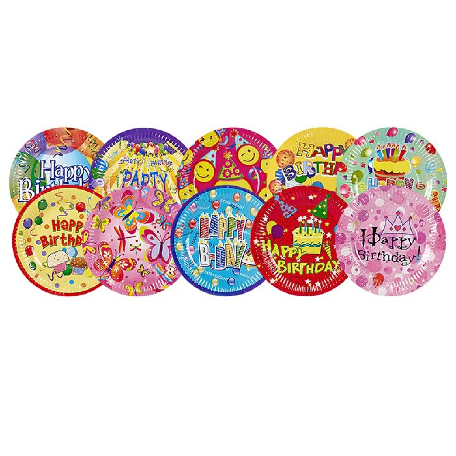 ΠΙΑΤΑ ΠΑΡΤΥ Φ18,5cm ΠΑΚ=10ΤΕΜ Φ18cm