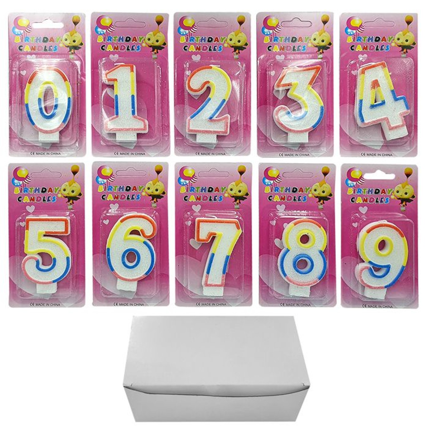 ΚΕΡΑΚΙ ΓΕΝΕΘΛΙΩΝ ΑΡΙΘΜΟΣ ΚΑΡ=14x7cm (Κερί= 6,5cm)