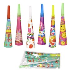 ΧΑΡΤΙΝΗ ΚΟΡΝΑ ΓΙΑ ΠΑΡΤΥ ΣΕΤ=6ΤΕΜ 20cm