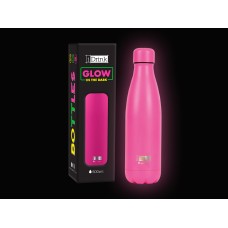 ΠΑΓΟΥΡΙ i DRINK ID0043 THERM BOTTLE 500ml GLOW IN THE DARK PINK