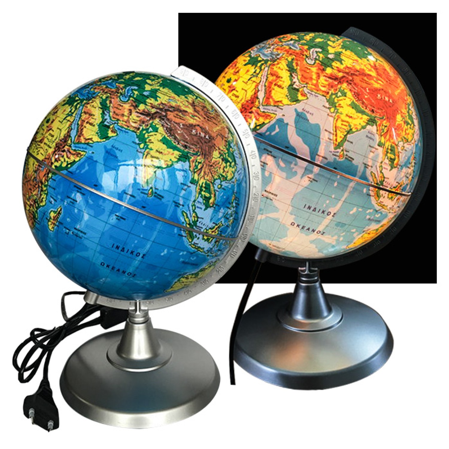 ΥΔΡΟΓΕΙΟΣ ΣΦΑΙΡΑ ΜΕ ΦΩΣ 20cm Φ 20cm JUSTnote 702180