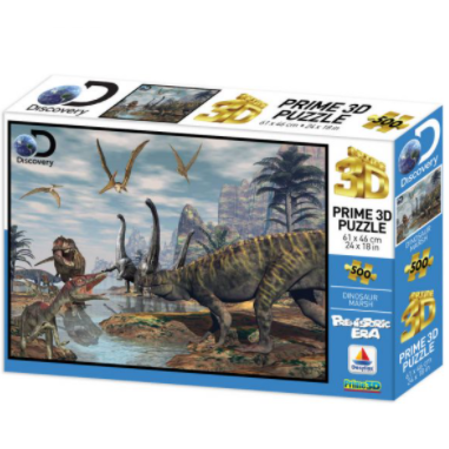 10087 3DΠαζλ500 Discovery – Dinosaur Marsh