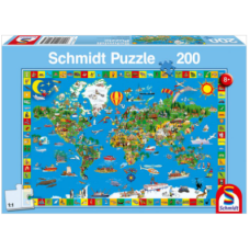 56118 Παζλ 200St Παγκόσμιος Χάρτης