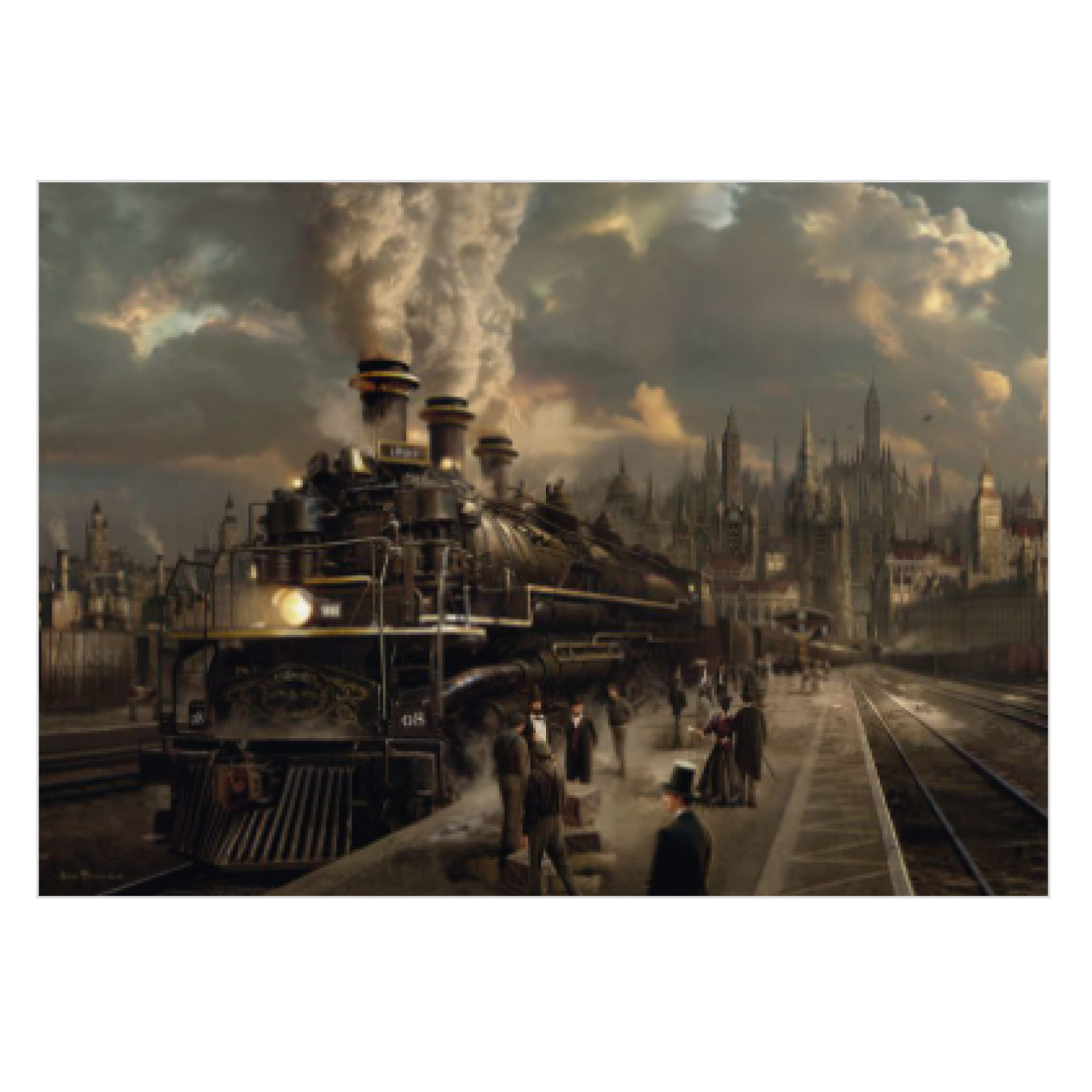 58206 Παζλ 1000St Τρένο