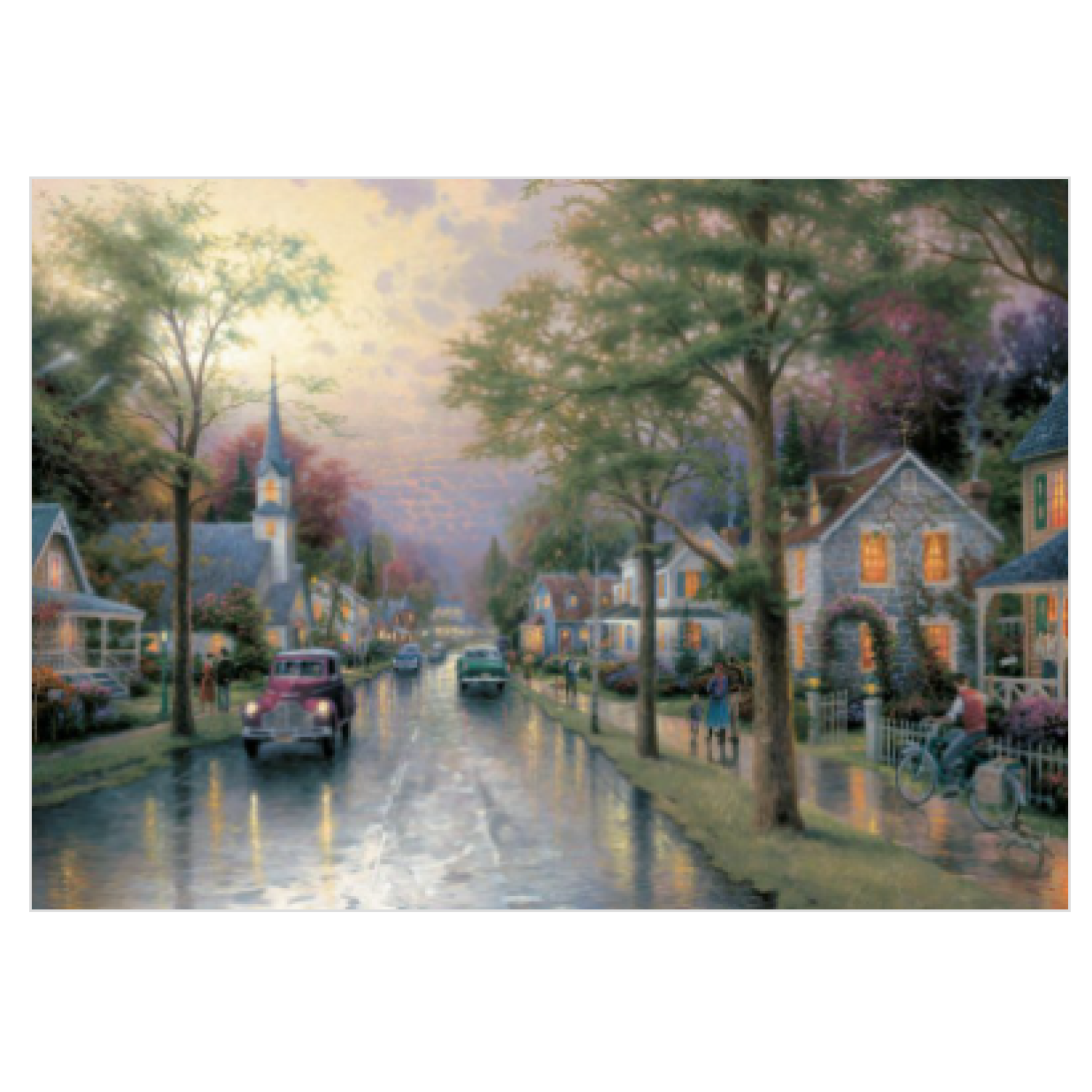 58441 Παζλ 1000 Kink Πρωινο χωριο