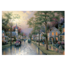 58441 Παζλ 1000 Kink Πρωινο χωριο