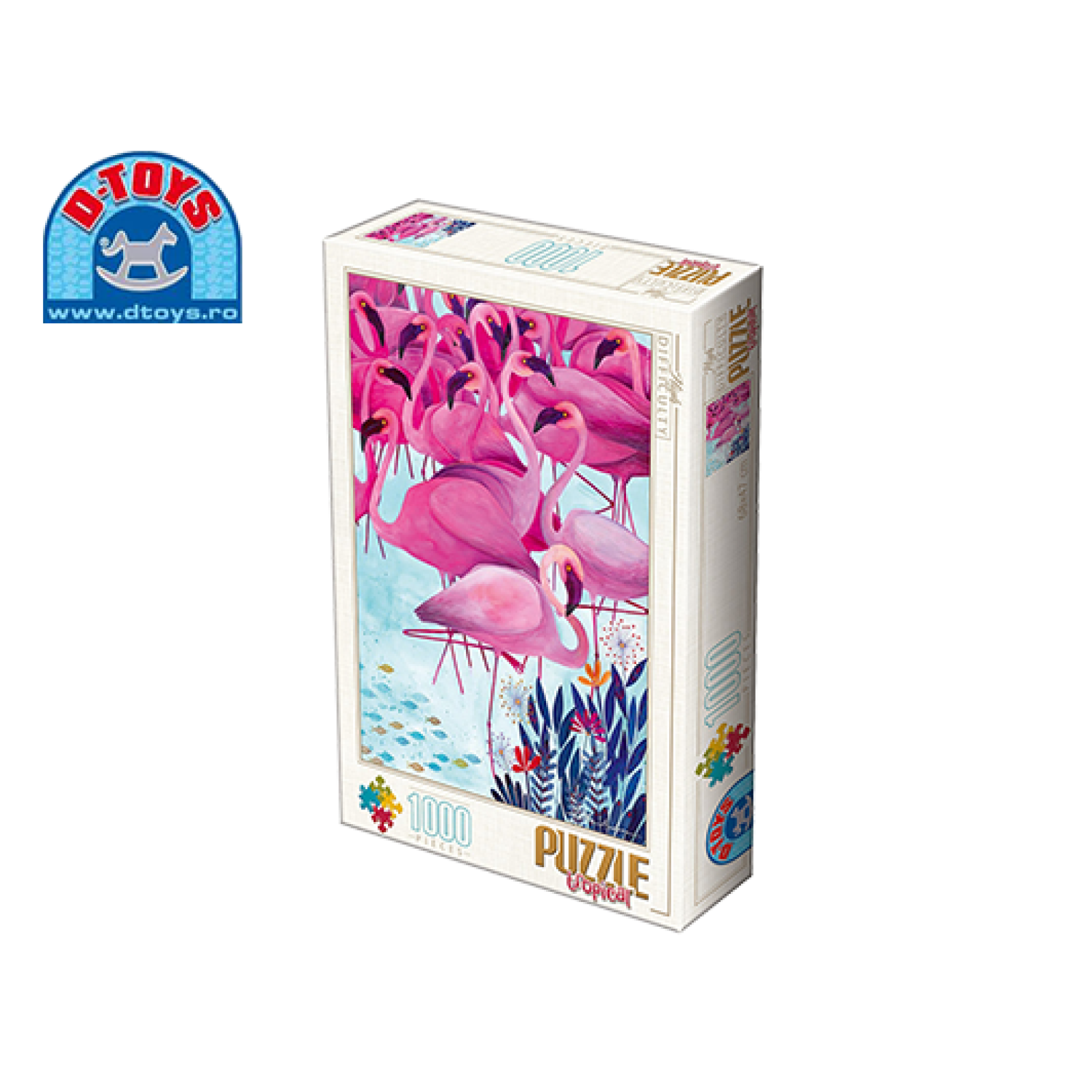 D-TOYS ΠΑΖΛ 1000Τ 68x47cm KURTI ANDREA FLAMINGOS