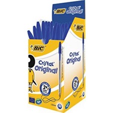 ΣΤΥΛΟ BIC CRISTAL ORIGINAL M 1,0mm  (ΜΠΛΕ-ΜΑΥΡΟ-ΚΟΚΚΙΝΟ)