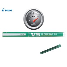 PILOT ΣΤΥΛΟ ΥΓΡΗΣ ΜΕΛΑΝΗΣ ΜΕ ΑΜΠΟΥΛΑ HI-TECPOINT V5 0.5mm