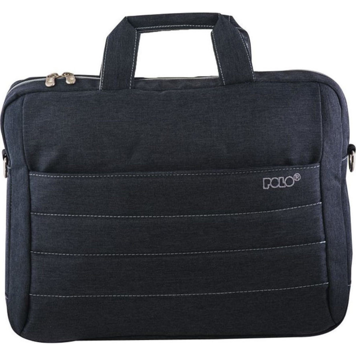 Polo Briefcase Metropolis Τσάντα Ώμου / Χειρός για Laptop 15.6" σε Μαύρο χρώμα
