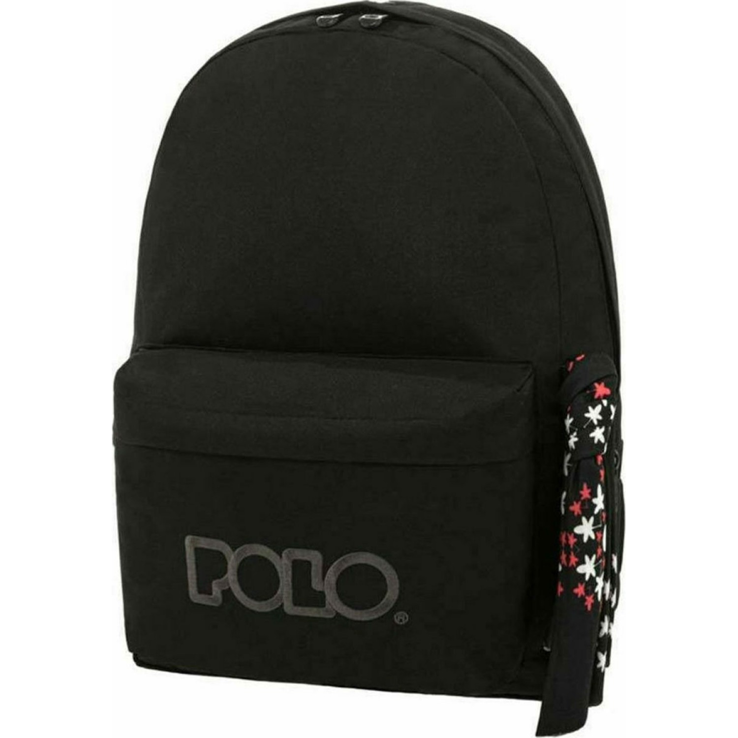 Polo Original 600D Σχολική Τσάντα Πλάτης Γυμνασίου - Λυκείου σε Μαύρο χρώμα 