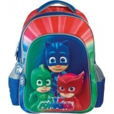 Διακάκης Pj Masks 3D Σχολική Τσάντα Πλάτης Δημοτικού Πολύχρωμη Μ32 x Π18 x Υ43cm