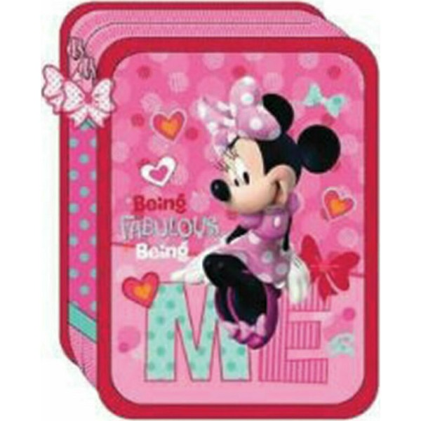 Διακάκης 0561726 Μinnie Mouse Κασετίνα Γεμάτη με 2 Θήκες