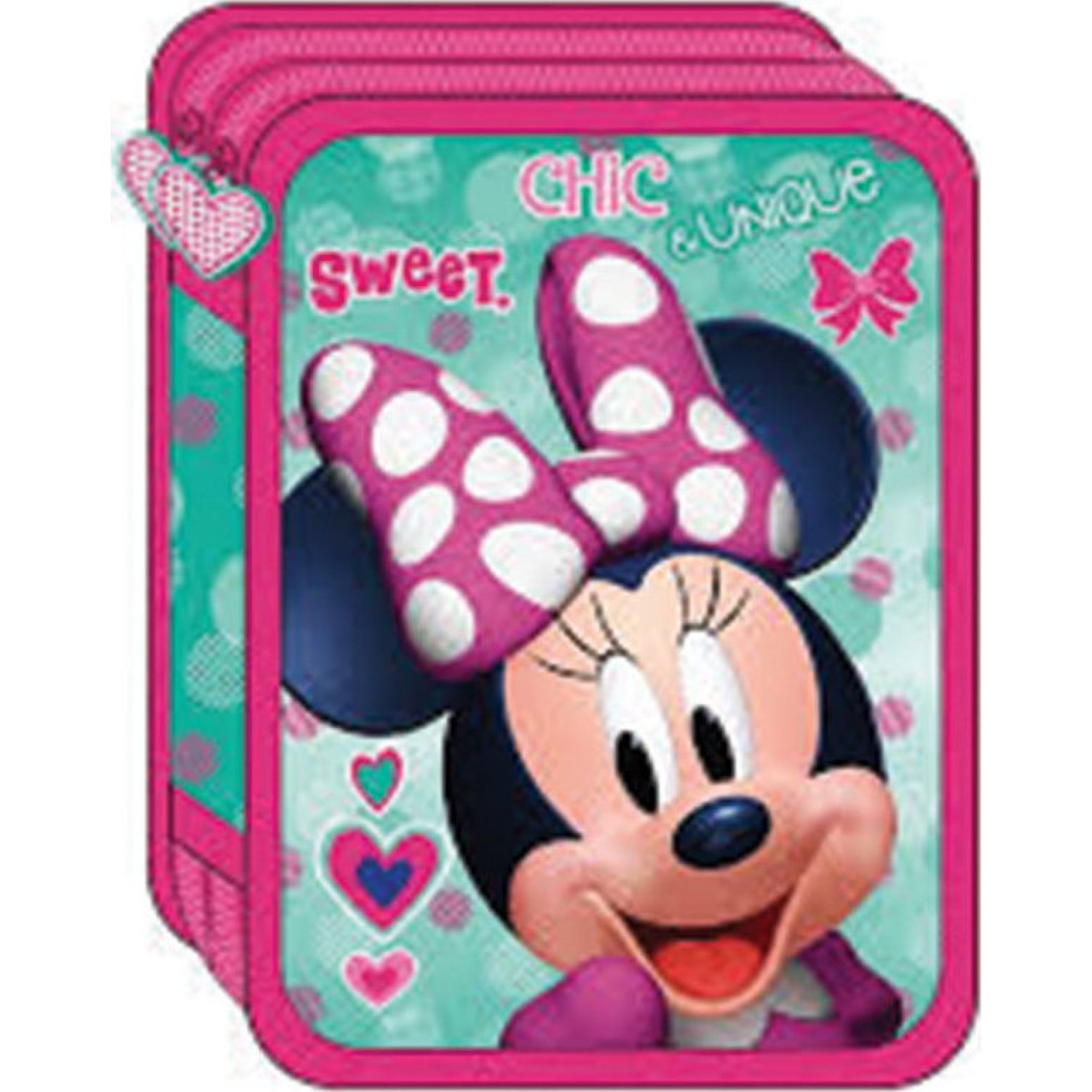 Διακάκης Minnie Κασετίνα Γεμάτη με 2 Θήκες