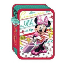 Διακάκης Minnie Mouse Κασετίνα με 2 Θήκες Πολύχρωμη