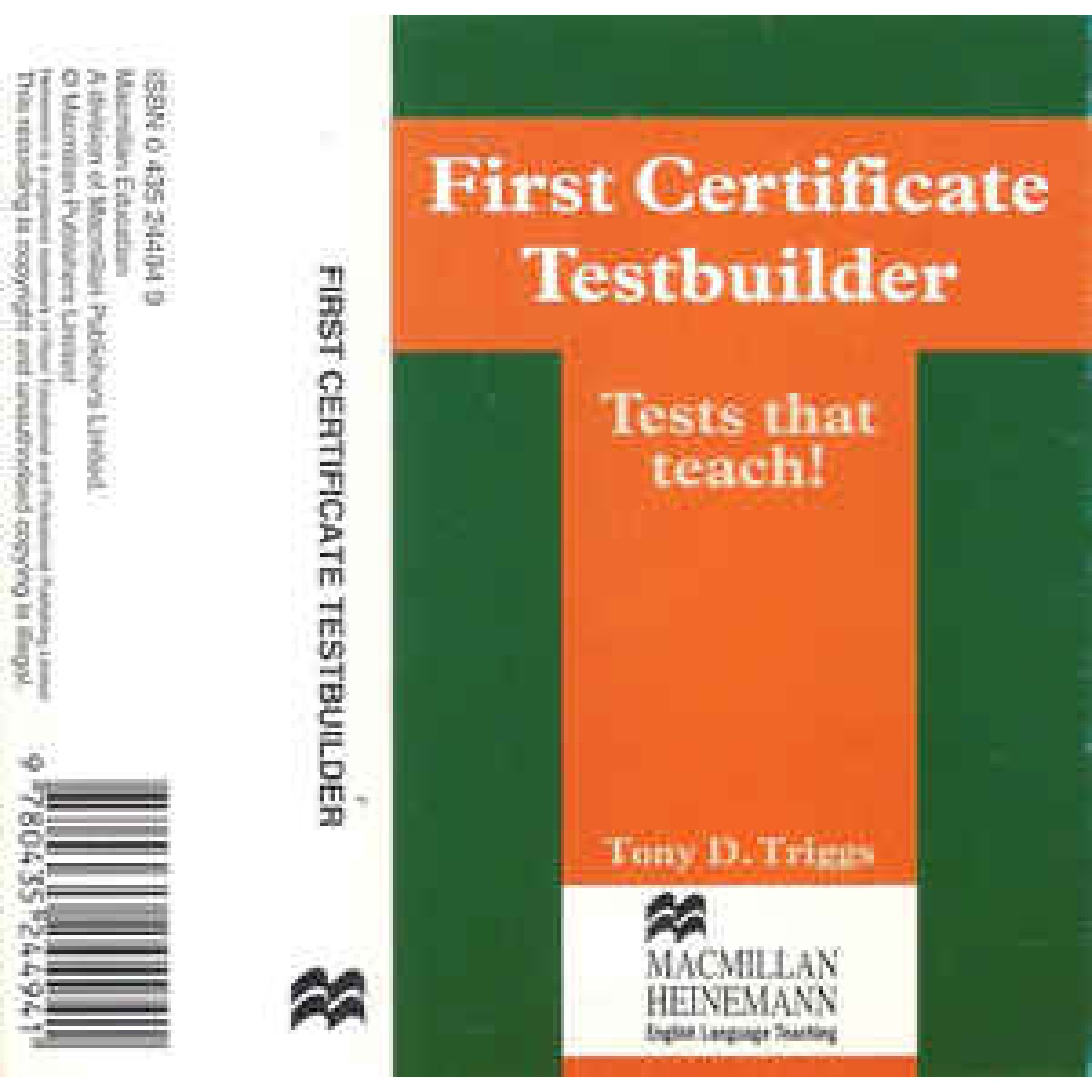 First Certificate Testbuilder 