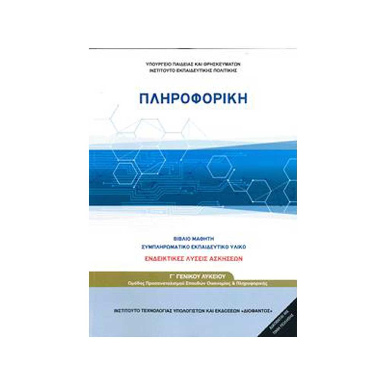  ΠΛΗΡΟΦΟΡΙΚΗ Γ ΛΥΚΕΙΟΥ ΠΡΟΣΑΝΑΤΟΛΙΣΜΟΥ ΟΙΚΟΝΟΜΙΑΣ ΠΛΗΡΟΦΟΡΙΚΗΣ 2019 (ΛΥΣΕΙΣ) 