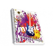 Τετράδιο Μουσικής Σπυράλ Α4 40Φ 113090