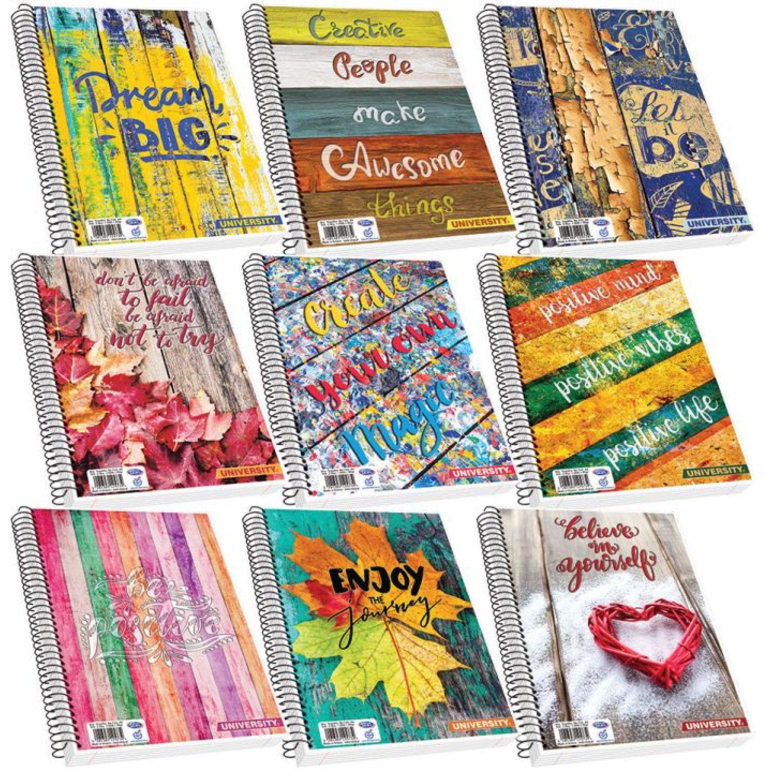 Τετράδιο Super University Σπιράλ Α4 5Θ 125758