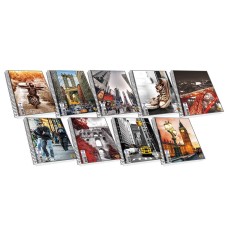 Τετράδιο Σπιράλ Θεμάτων Street Icons A4 4Θ 257169/7284
