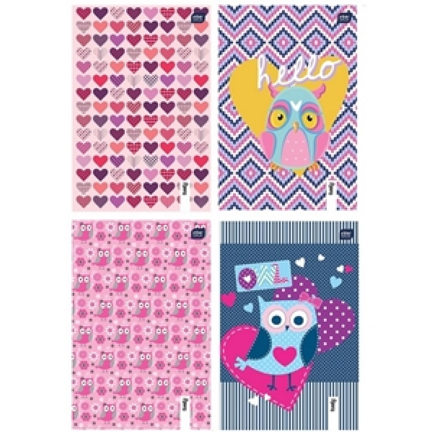 ΤΕΤΡΑΔΙΑ ΣΠΙΡΑΛ INTERDRUK SWEETY 17Χ25/2Θ 120σ