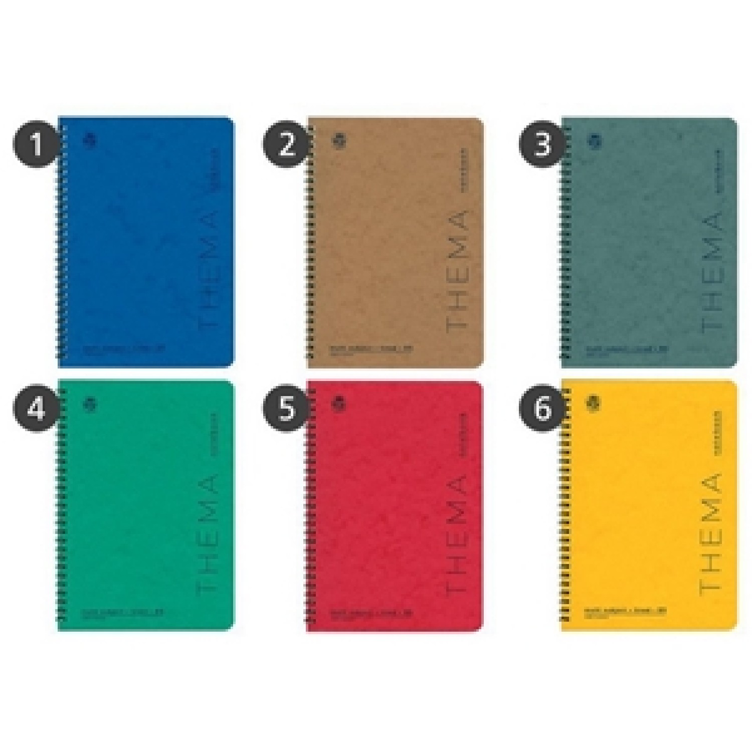 ΤΕΤΡΑΔΙΑ ΣΠΙΡΑΛ THEMA 17Χ25 / 2Θ 4542A