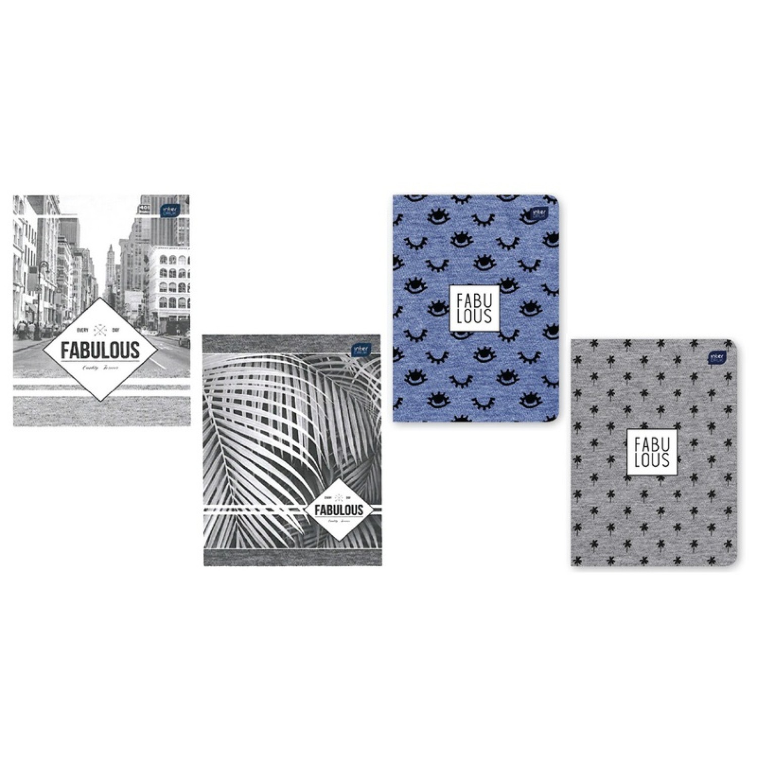 ΤΕΤΡΑΔΙΑ ΣΠΙΡΑΛ INTERDRUK FABULOUS 17Χ25/5Θ 250Σελ