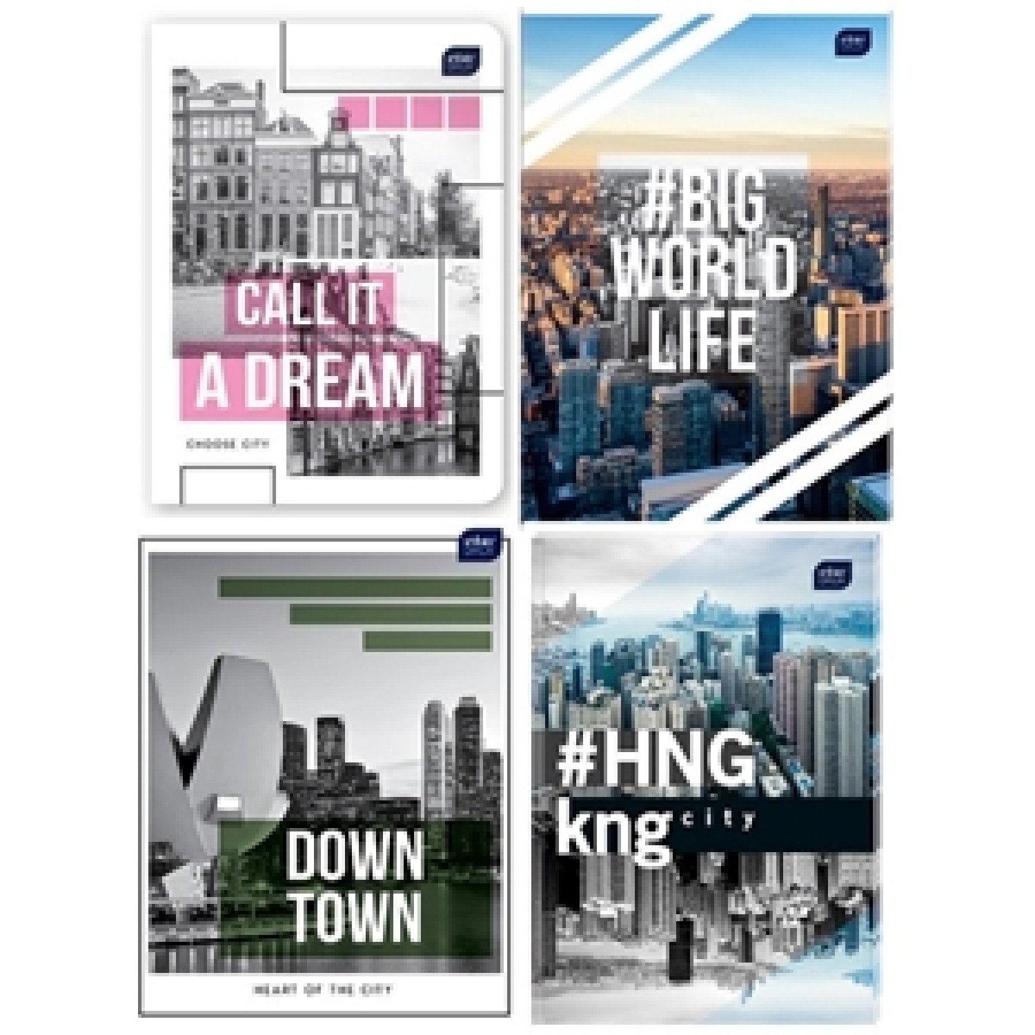 Interdruk Τετράδιo Σπιράλ City 17Χ25/5Θ