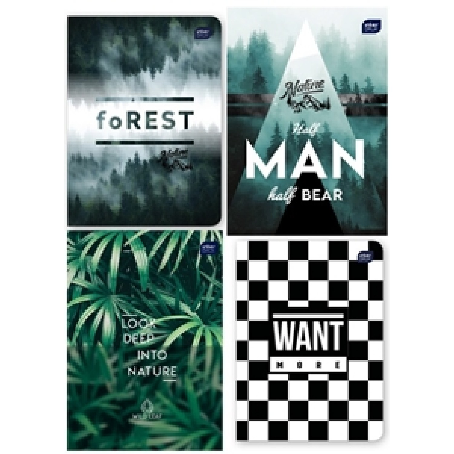 Interdruk Τετράδιo Σπιράλ Nature 21Χ29/4Θ 240 Σελίδων