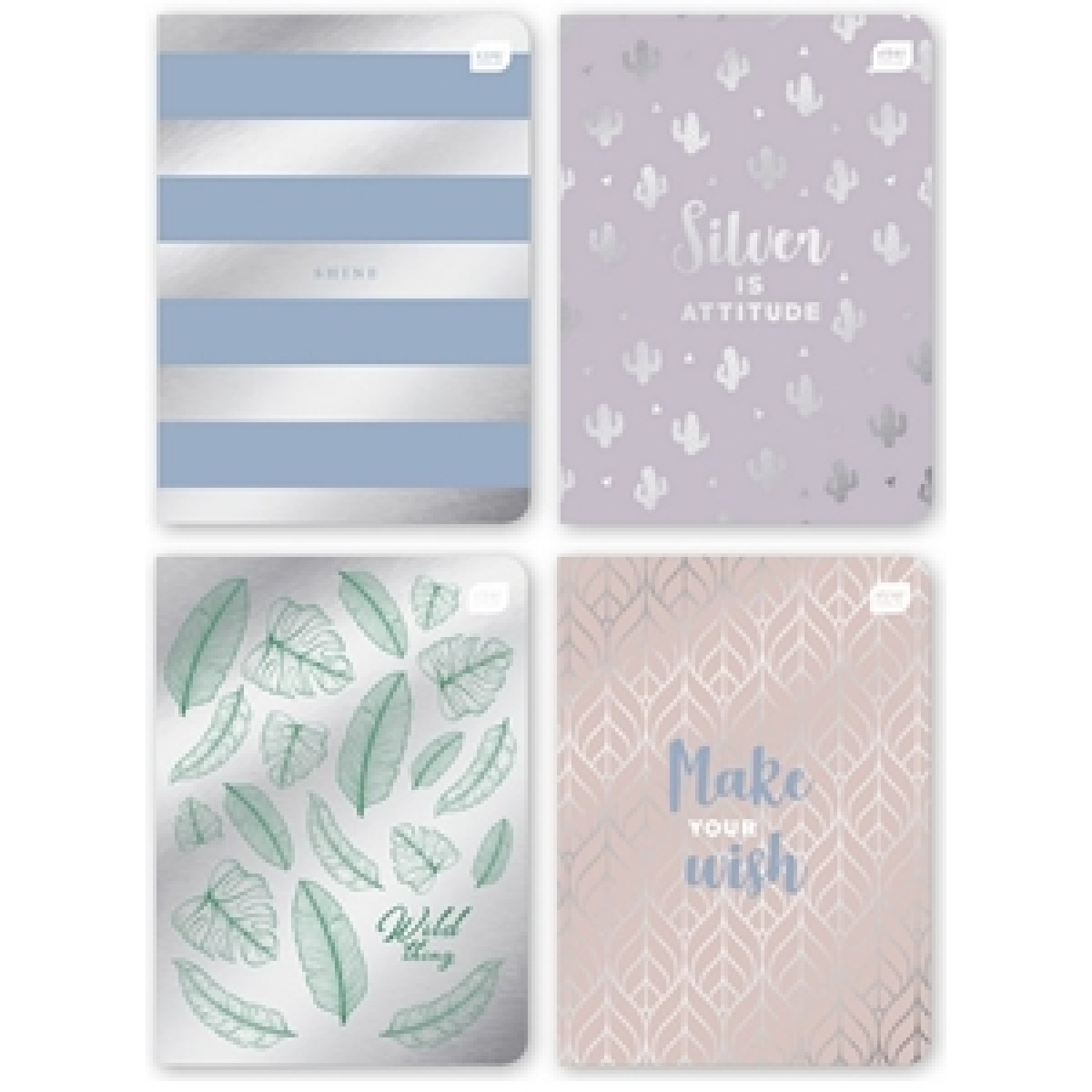 Interdruk Τετράδιo Σπιράλ Metallic 17Χ25/5Θ 250 Σελίδων