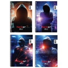 ΤΕΤΡΑΔΙΑ ΣΠΙΡΑΛ SALKO HACKER  21X29/2 Θ 120 Σελ