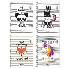 ΤΕΤΡΑΔΙΑ ΣΠΙΡΑΛ SALKO UNICORN 17Χ25/2Θ 120σελ