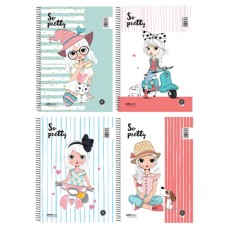 ΤΕΤΡΑΔΙΑ ΣΠΙΡΑΛ SALKO SO PRETTY 17Χ25/2Θ 120σελ