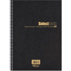 SALKO ΤΕΤΡΑΔΙΟ ΣΠΙΡΑΛ SELECT BLACK 21Χ29/240ΣΕΛ. 4Θ.