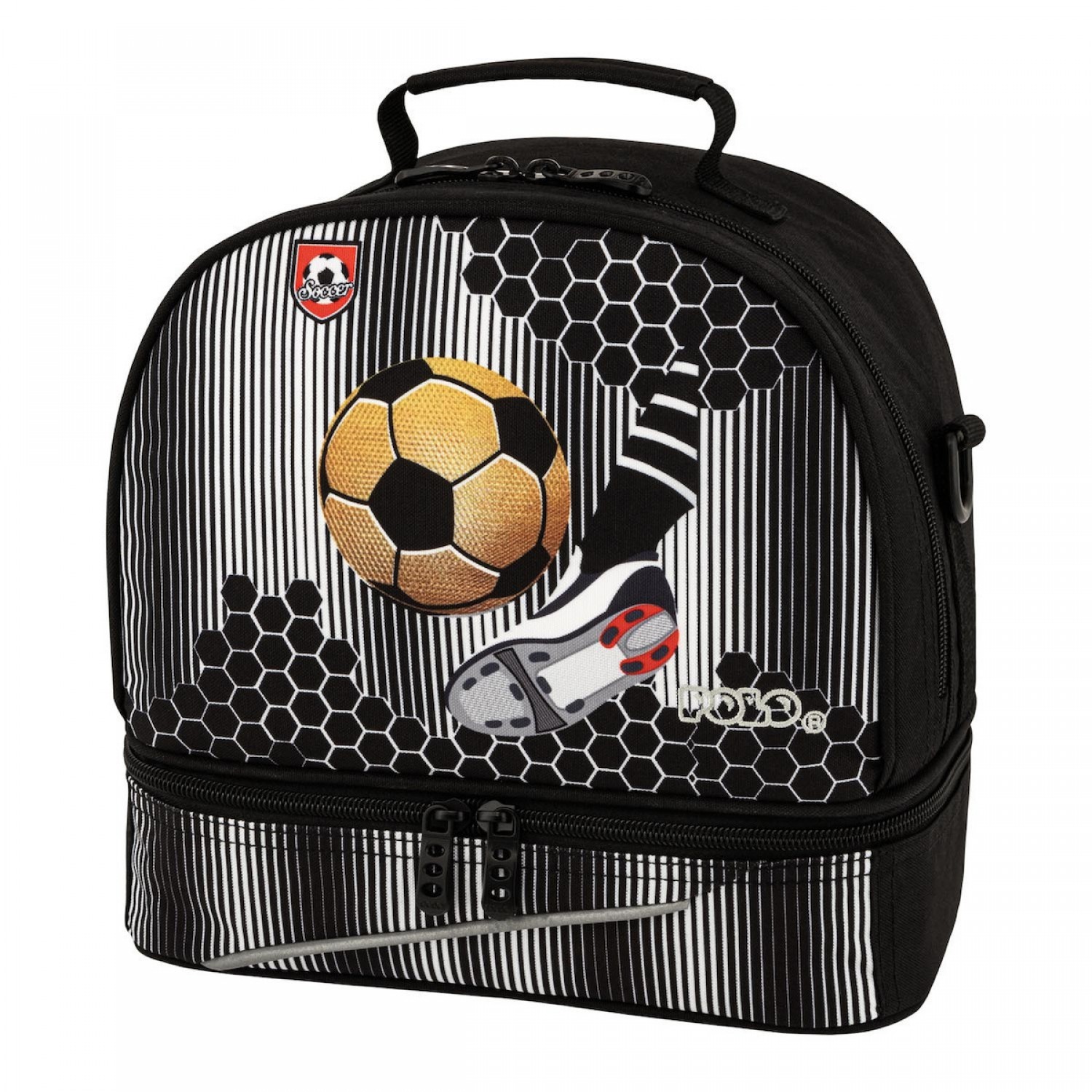 Polo Kid's Fun Football Ισοθερμικό Τσαντάκι Φαγητού 7lt Χειρός Μαύρο