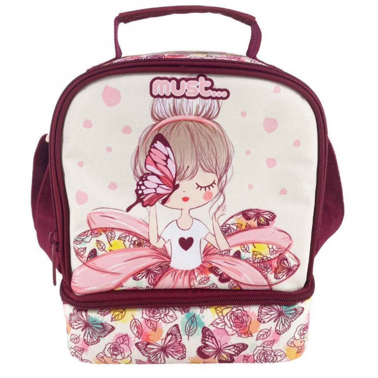 Τσαντάκι φαγητού Must Butterfly Girl ισοθερμικό