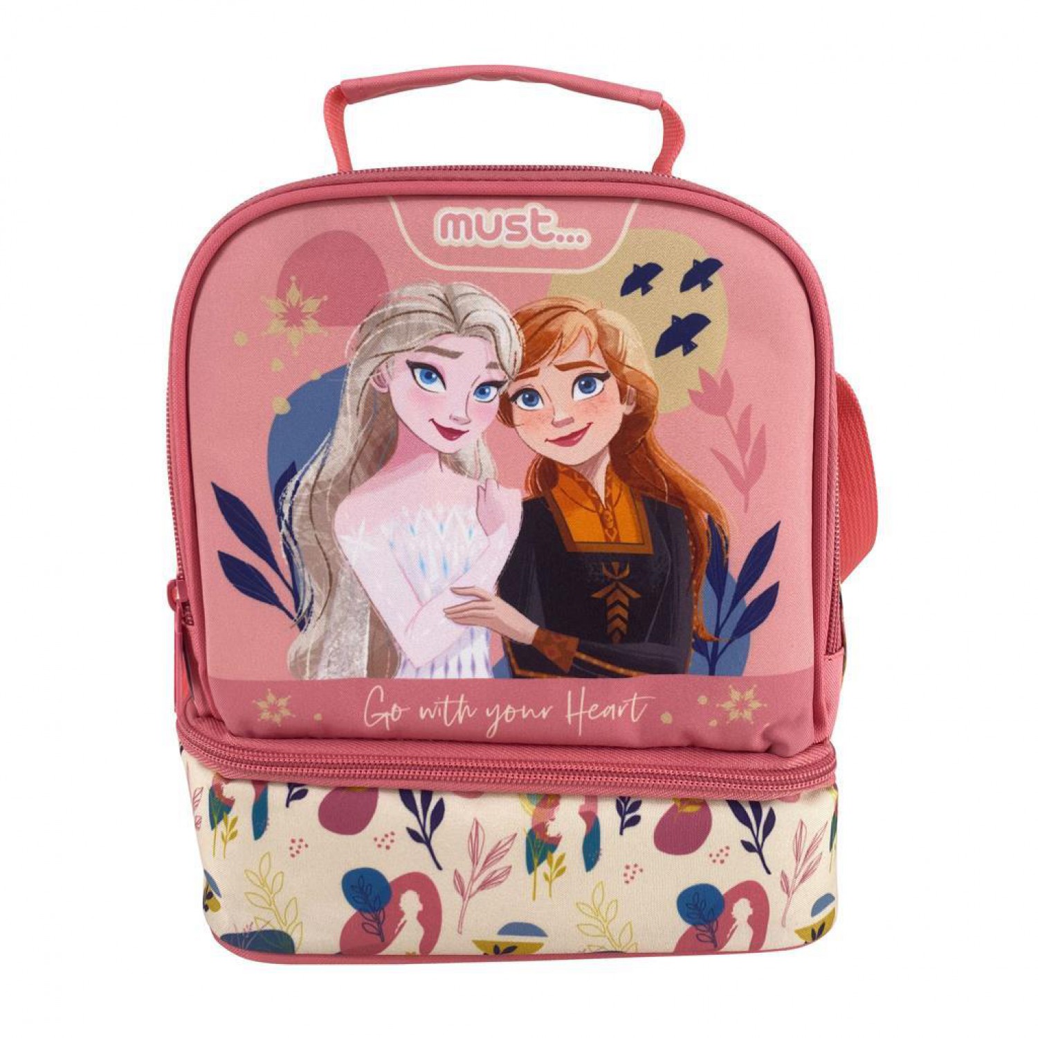 Τσαντάκι Φαγητού Ισοθερμικό Disney Frozen 2 Go With Your Heart Must 2 Θήκες