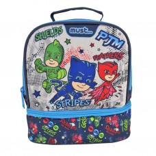 Τσαντάκι Φαγητού Ισοθερμικό PJ Masks Anyone Can Be Hero Must 2 Θήκες