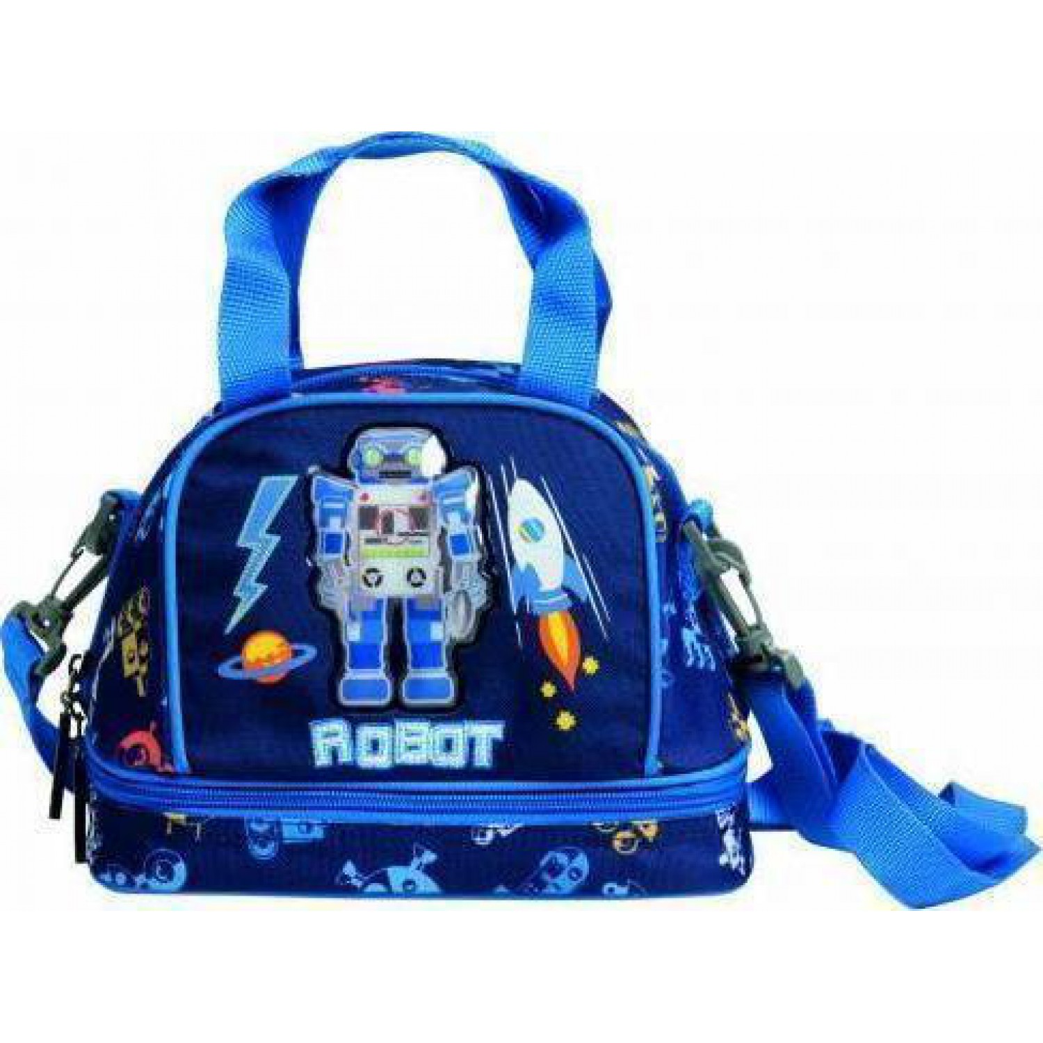 Σχολικό καλαθάκι φαγητού LYCSAC Space line 24x18x14 cm